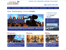 Tablet Screenshot of conferenceenglishriviera.com